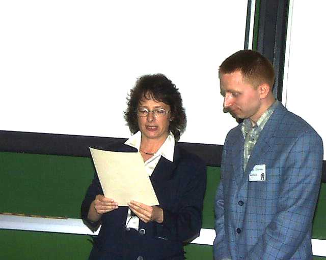 Prize award